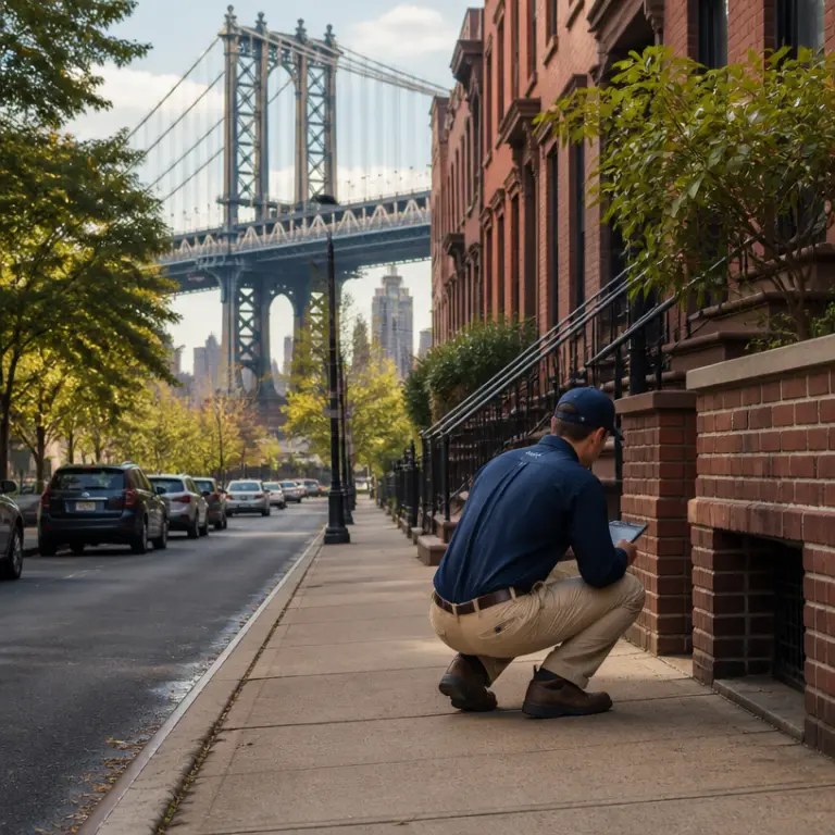 Pest inspection of a residential or commercial property for signs of pest activity and entry points