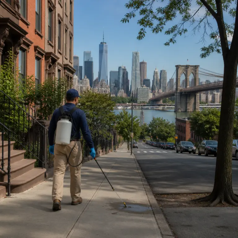 Pest control inspection and treatment for a residential or commercial property in Brooklyn, New York